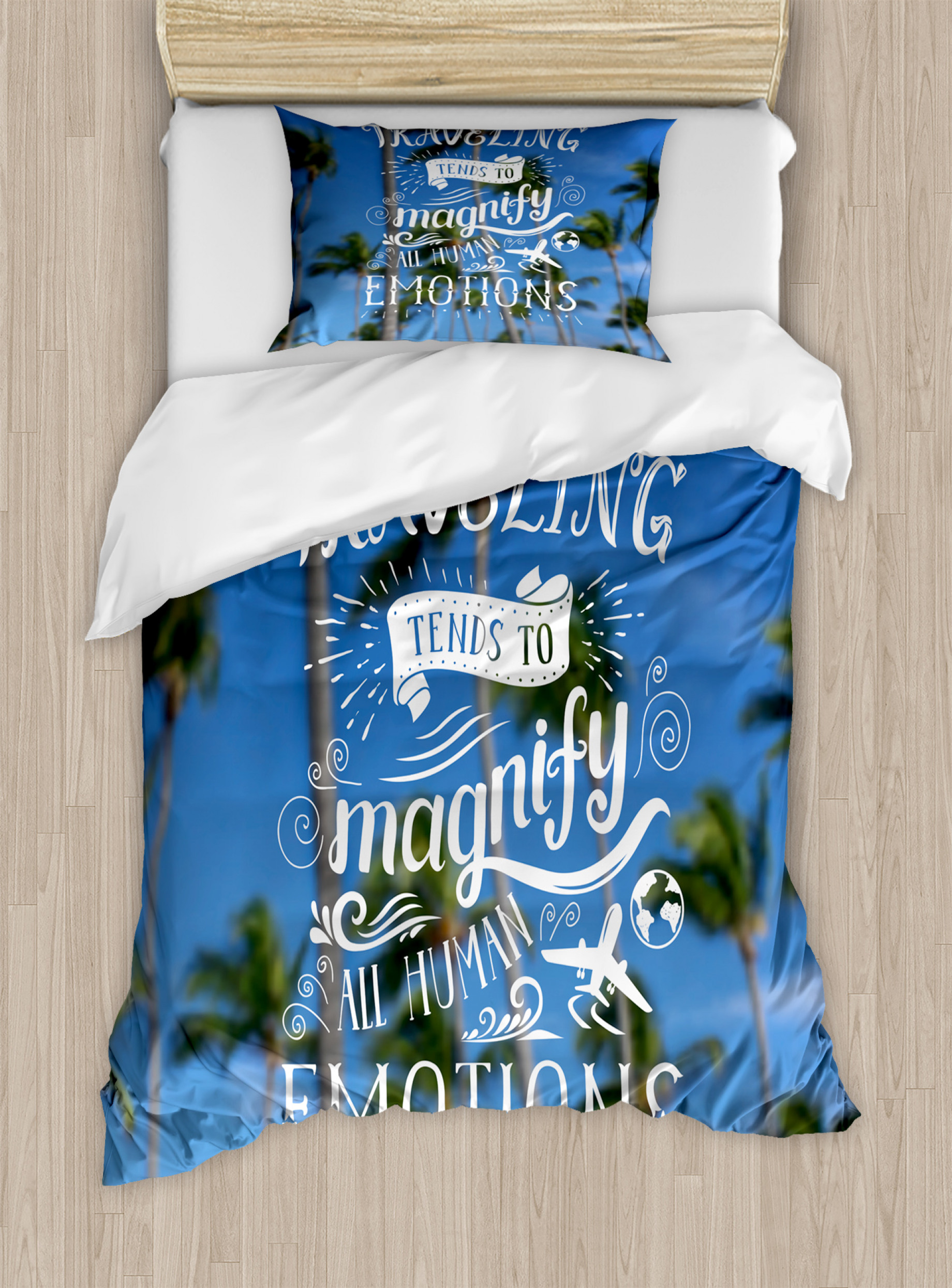 Travel E Airplane Duvet Cover Set 99 90