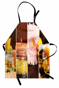 Aroma Terapi Mutfak Önlüğü Aromatik Terapi Pembe Çiçek
