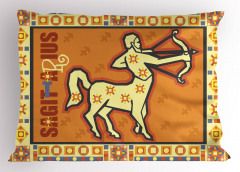 Astroloji Temalı Yastık Kılıfı Burç Desenli