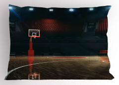 Basketbol Salonu Yastık Kılıfı Spor Turuncu