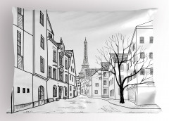 Paris Sokakları Yastık Kılıfı Paris Sokakları