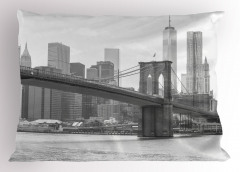 Nostaljik New York Yastık Kılıfı Nostaljik New York Manzarası ABD