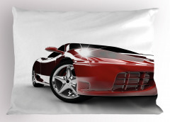 Kırmızı Spor Araba Yastık Kılıfı Otomobil Şık Tasarım