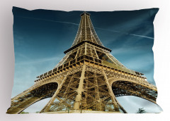 Eyfel Kulesi Manzaralı Yastık Kılıfı Paris Temalı