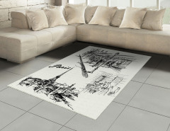Paris Caddeleri Halı (Kilim) Paris Caddeleri