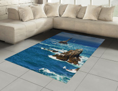 Okyanustaki Yelkenli Halı (Kilim) Okyanus Yelkenli