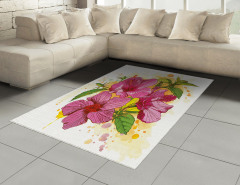 Amber Çiçeği Desenli Halı (Kilim) Dekoratif Çeyizlik