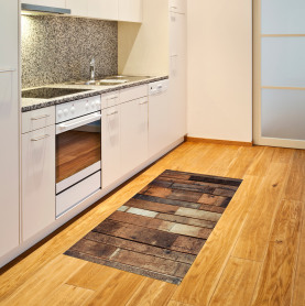 Brown Rustic Floor Look Place Mats Set Of 4