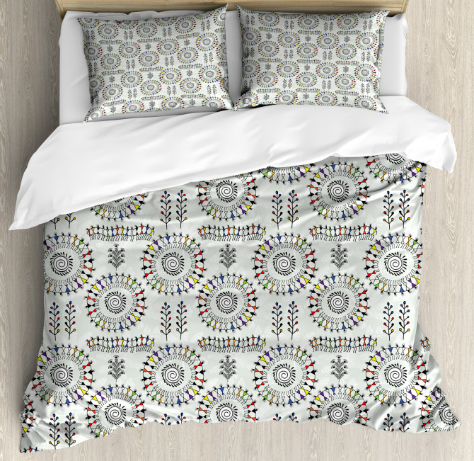African Folk Duvet Cover Set Nev 19964 Jpg
