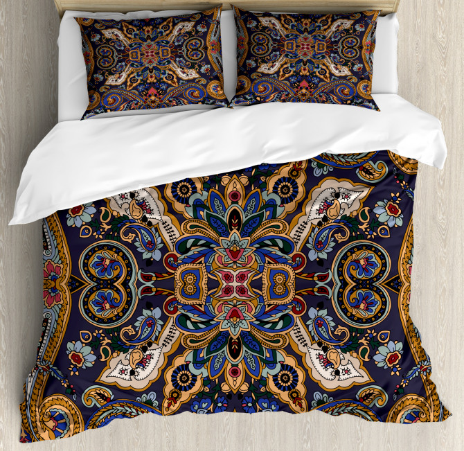 Moroccan Floret Antique Duvet Cover Set