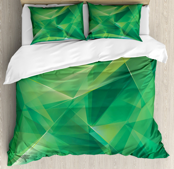 Geometric Crystal Duvet Cover Set
