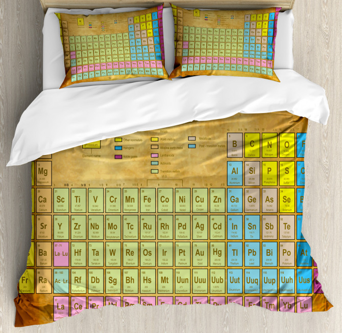 Colorful Squared Duvet Cover Set