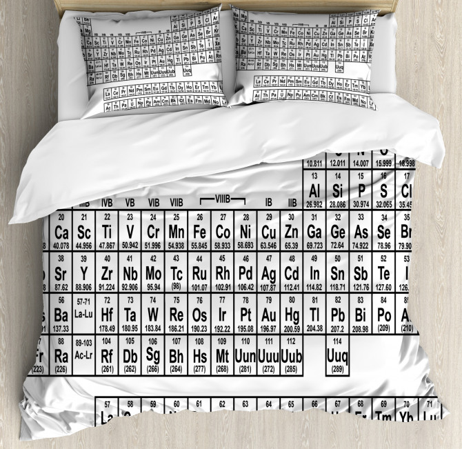 Monochrome Science Duvet Cover Set