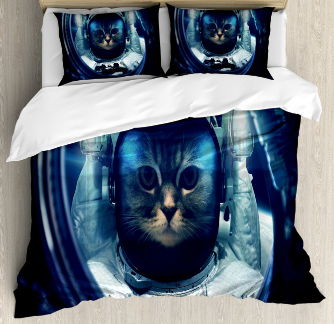 Glass Rocket Galaxy Duvet Cover Set