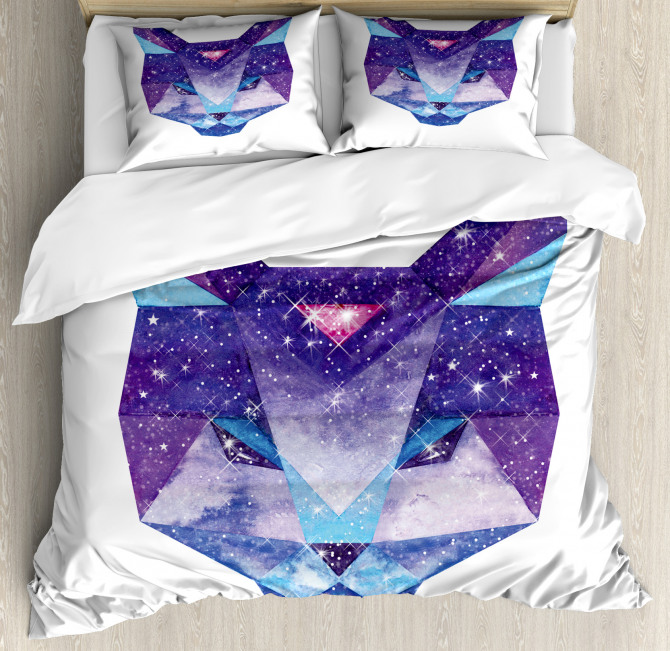 Star Clusters Head Duvet Cover Set