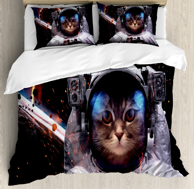 Clusters Outer Space Duvet Cover Set