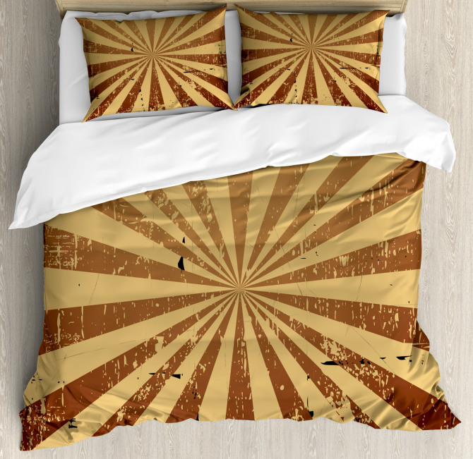 Damaged Grungy Rusty Old Duvet Cover Set
