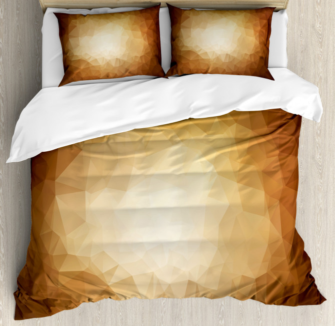 Abstract Triangles Mosaic Duvet Cover Set