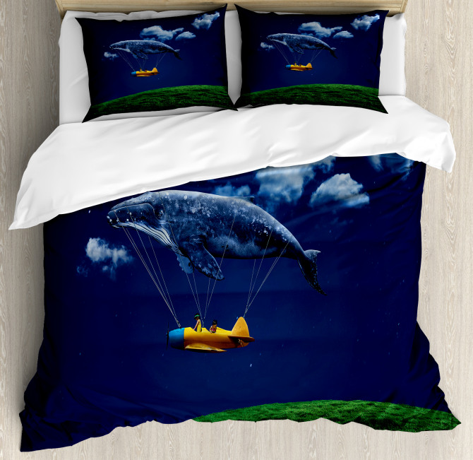 Nostalgic Airship Mystic Duvet Cover Set