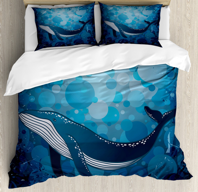 Marine Motif Ocean Retro Duvet Cover Set
