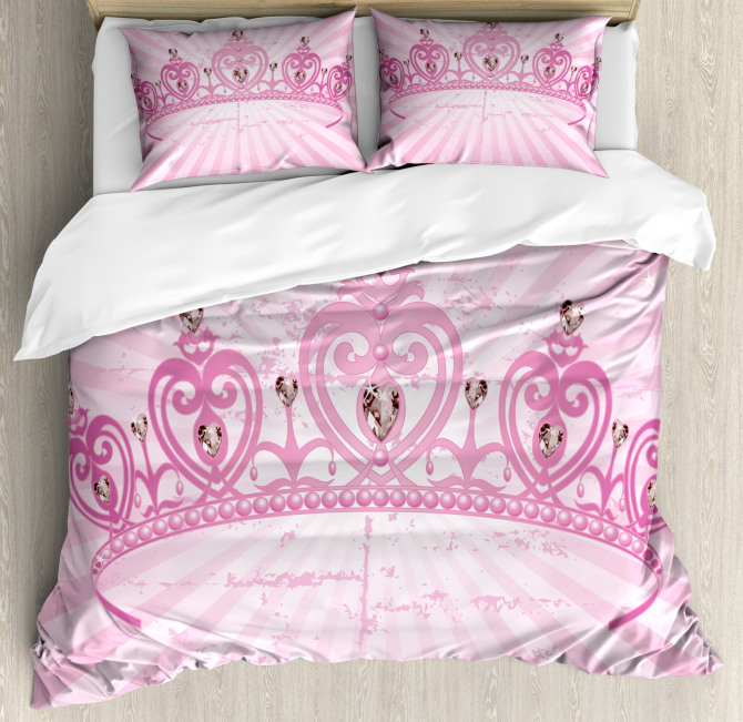 Pink Princess Duvet Cover Set