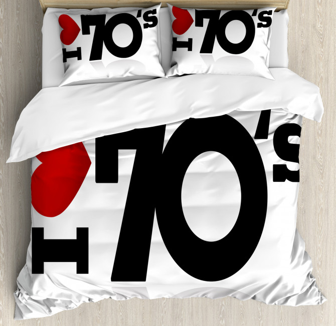 Seventies Love Duvet Cover Set