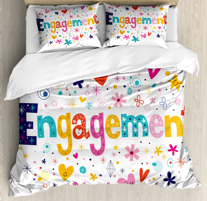 Engagement Party Duvet Cover Set