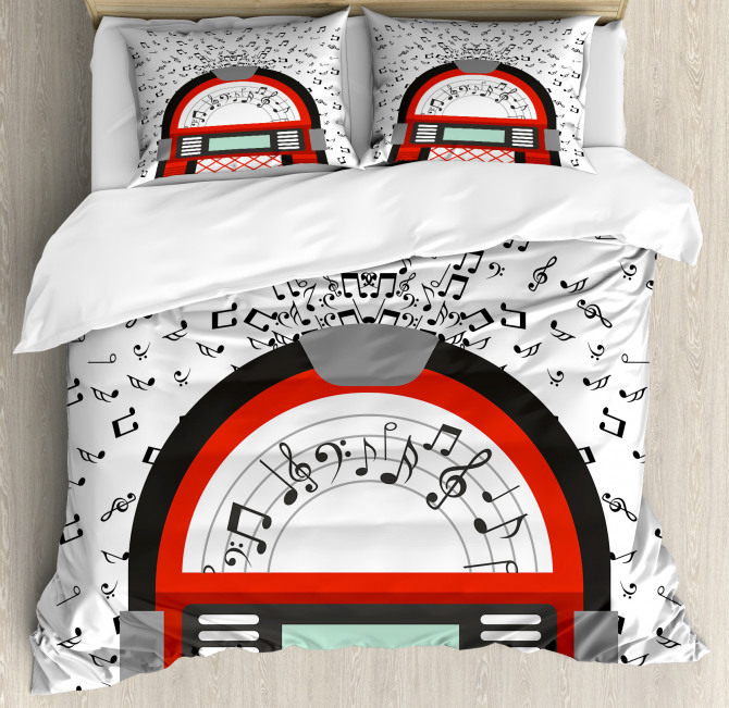 Antique Old Radio Box Duvet Cover Set