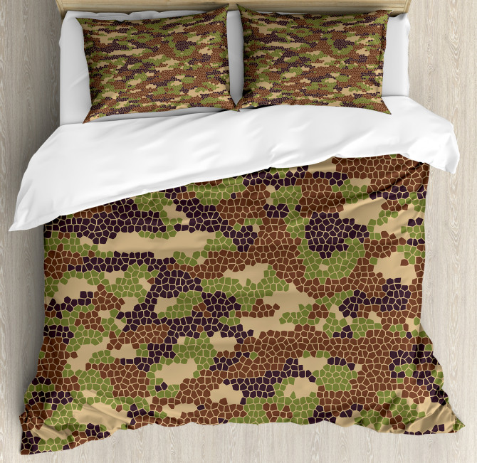 Summer Mosaic Pattern Duvet Cover Set