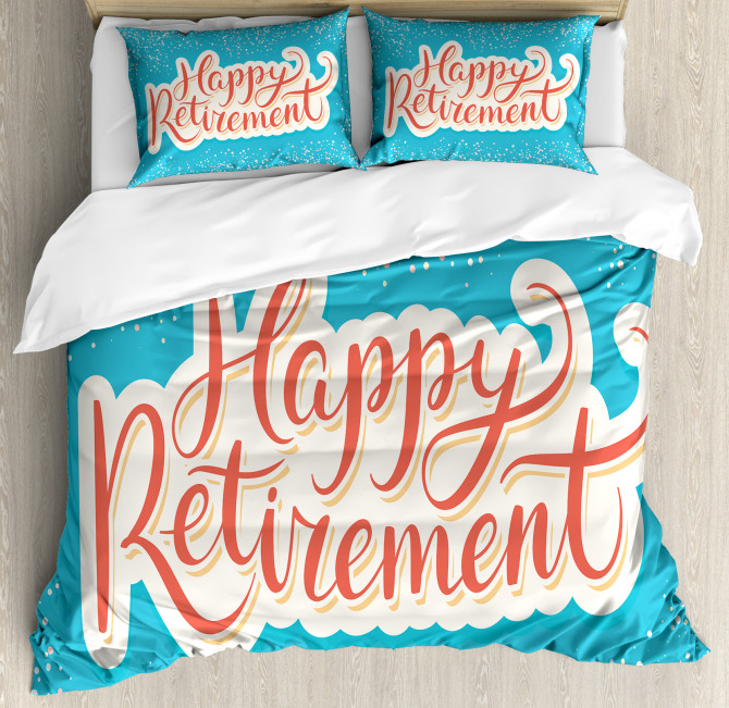 Happy Retirement Duvet Cover Set