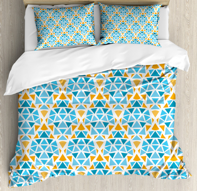 Triangle Motif Duvet Cover Set