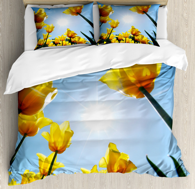 Field Summer Blooms Duvet Cover Set