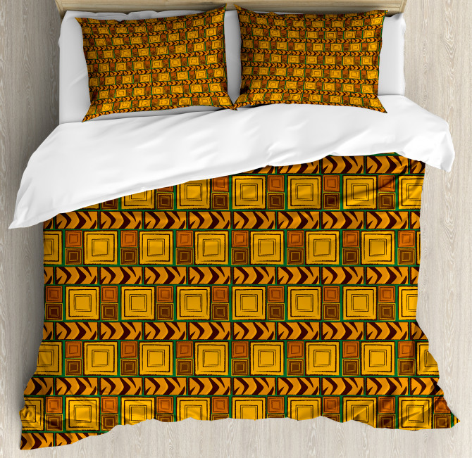 Kenyan Ethnic Effects Duvet Cover Set
