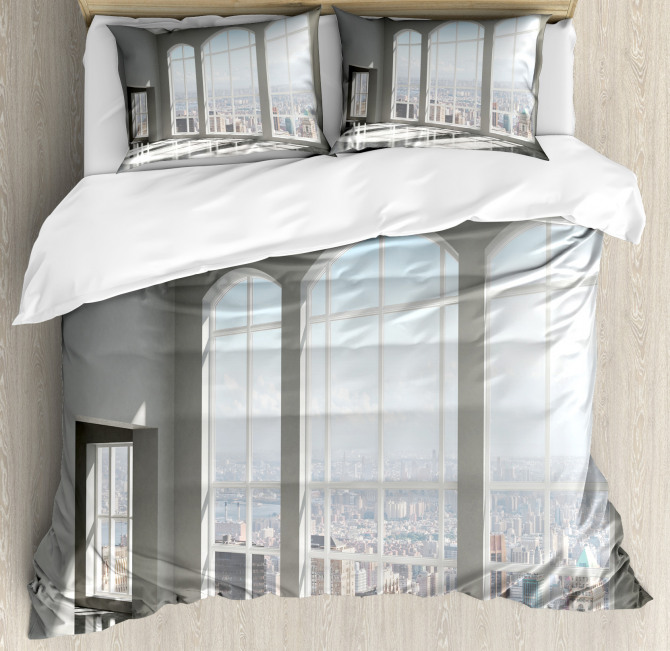Sunset in New York City Duvet Cover Set
