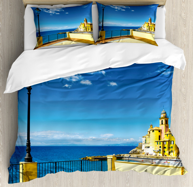 Ligury Camogli Building Duvet Cover Set