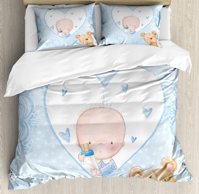 Baby Boy Teddy Bear Duvet Cover Set Nev 35123 Jpg
