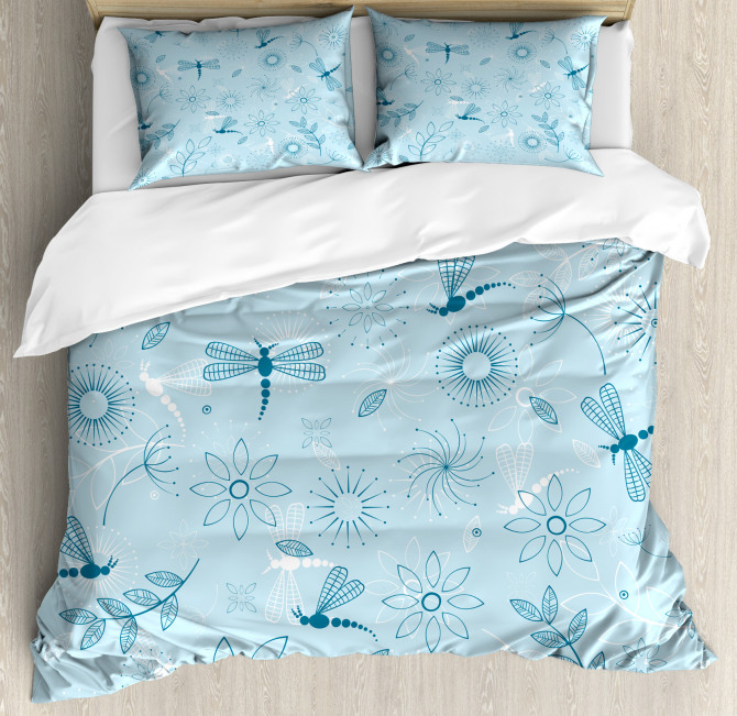 Flowers Dandelions Duvet Cover Set
