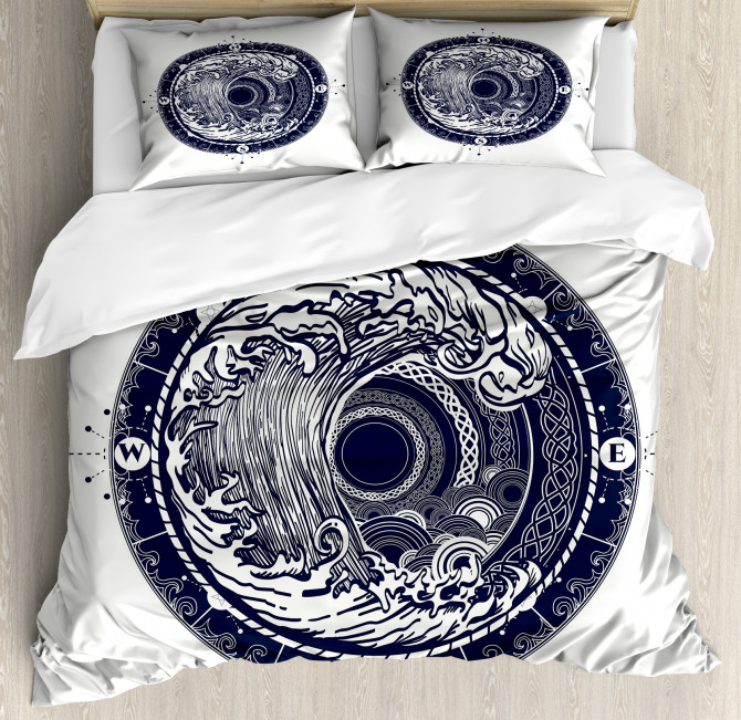 Sea Navigation Big Wave Duvet Cover Set Nev 38929 Jpg