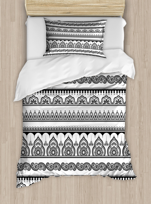 Eastern Tattoo Design Duvet Cover Set