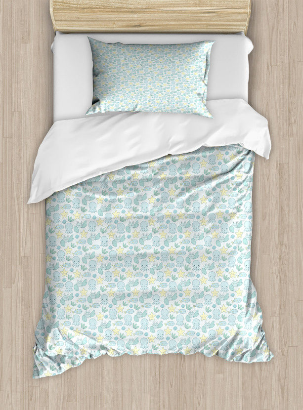 Octopus Crab And Fish Duvet Cover Set Nev 55788 S Jpg