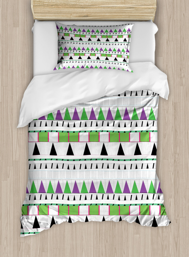 Tribal Triangle Design Duvet Cover Set Nev 58462 S Jpg