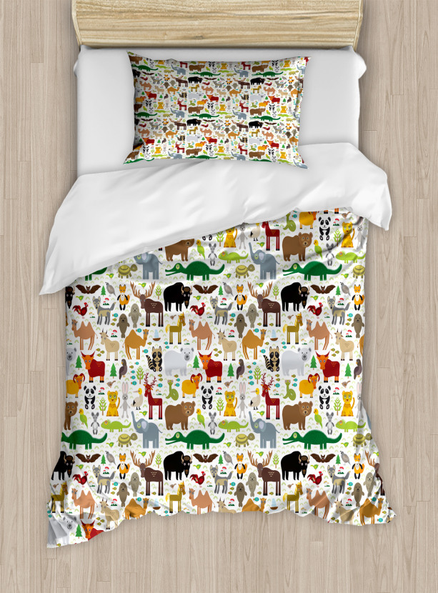 Leopard Bison Camel Duvet Cover Set Nev 70434 S Jpg