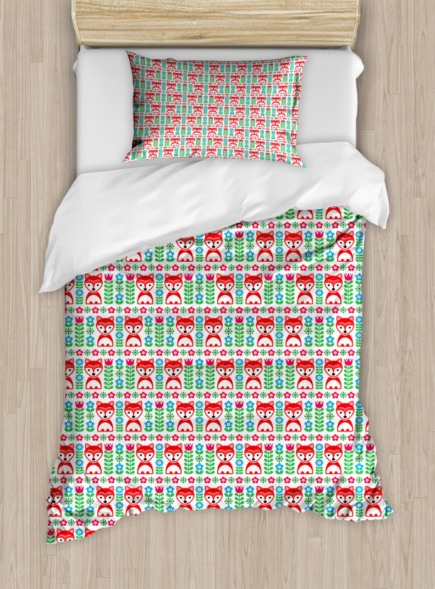 Scandinavian Woodland Animals Duvet Cover Set Nev 74151 S Jpg