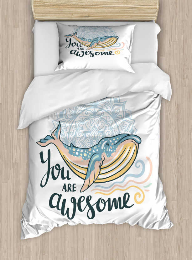 Whale Waves Pastel Duvet Cover Set Nev 77063 S Jpg