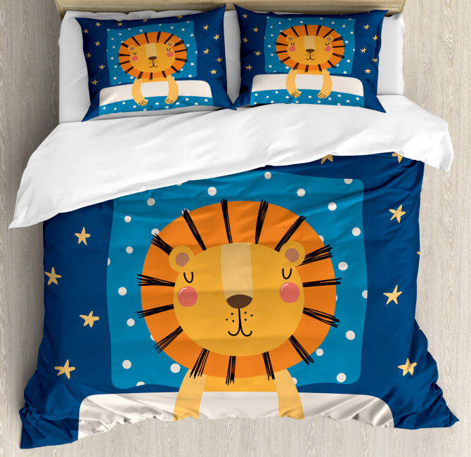Sleeping Sketched Lion King Duvet Cover Set Nev 77339 Jpg