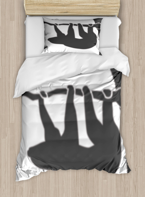 Animal Silhouette Shower Duvet Cover Set Nev 8366 S Jpg