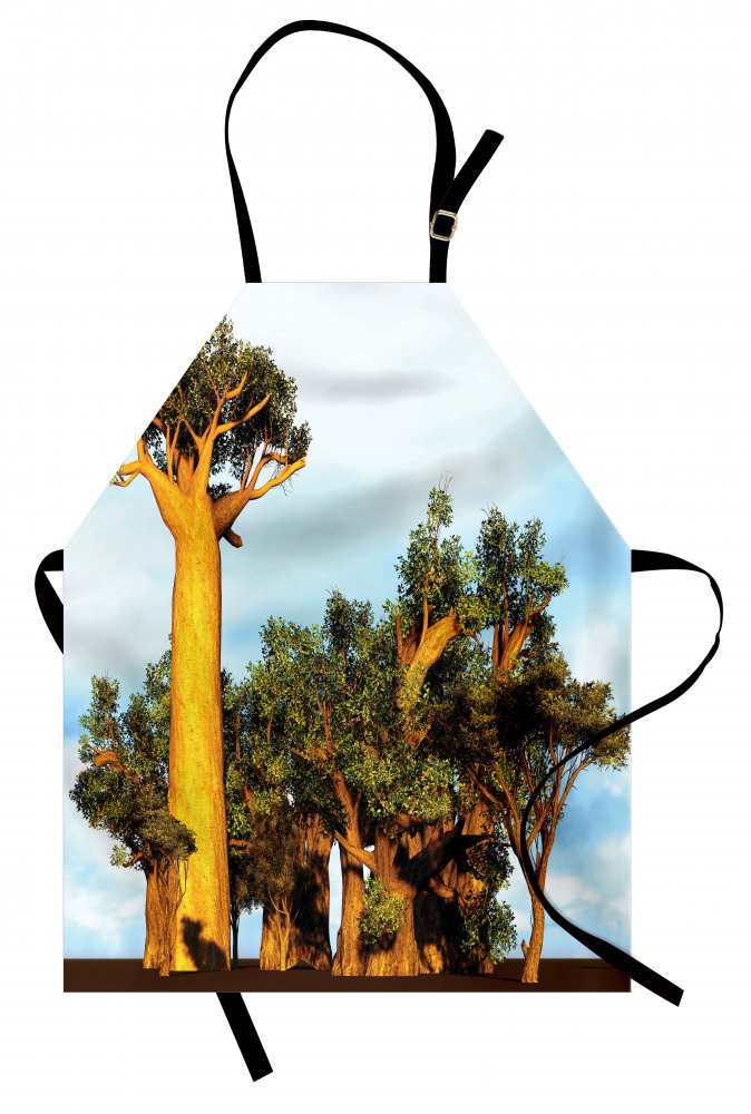Tropische afrikanische Baobabs Tagesdecke Set