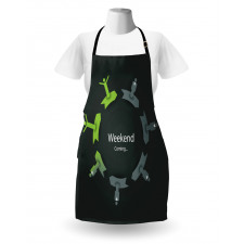 Weekend Coming in Work Circle Apron