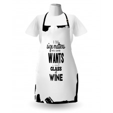 Funny Drinking Words Wine Apron