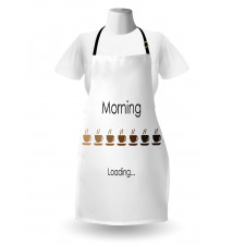 Morning Loading Coffee Cups Apron